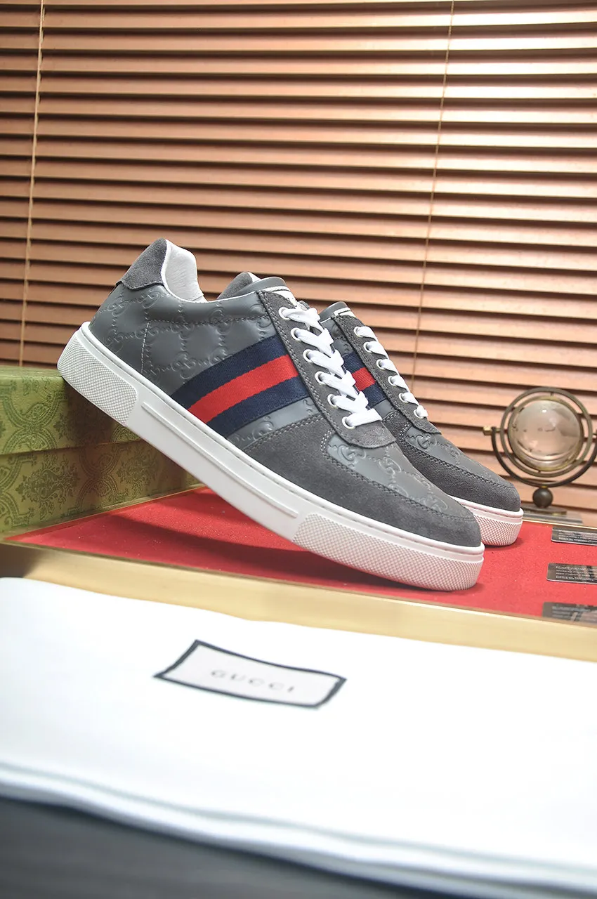 Men's men's shoes💰440💶[GUCCI] official website 1:1 men's sports shoes are now on the market. They are made of original fabric + water-dyed sheepskin lining, plus the official website original 1:1 comfortable outsole. Fashionable and versatile, super comfortable and breathable. Standard shoe size 38/45 (custom-made size 45 is non-refundable)